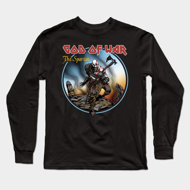 God of War Long Sleeve T-Shirt by Dicky